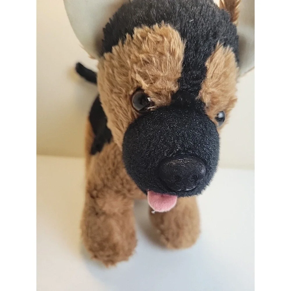 Build-A-Bear Plush German Shepherd Puppy Dog Stuffed Animal Brown Black BAB